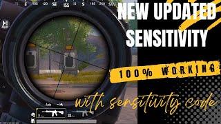 Poco x3 New Sensitivity Setting code | Poco x3 pro zero recoil sensitivity in bgmi and pubg |