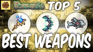 Terraria 1.3 Top 5 Weapons | Magic | Ranged | Melee | PC PS4 XBOX1