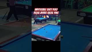 Impossible shot pero relax Jaybee Sucal yan! #viral #trending  #billiards #trending #fyp