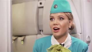 Алла Михеева становится стюардессой S7 Airlines