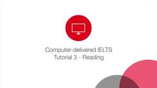 How to video Computer delivered IELTS   Reading