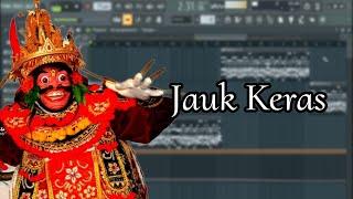 Iringan Tari Tabuh Jauk Keras, FL Studio, Tanpa Kendang