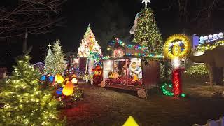 Frostland Village Pitman NJ Holiday Display - Winners Great Christmas Light Fight!