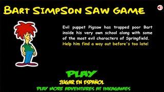 Bart Simpson Saw Game | InkaGames | Walkthrough