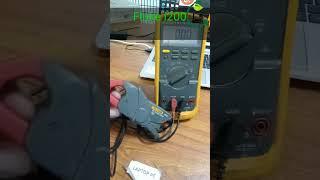 Fluke Multimeter 87 V with AC current Clamp i 200 | 1mA/A #electricalinindustry