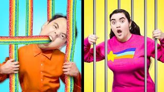 How to Sneak Snacks into Jail | My Sibling is in prison Funny Situation by Crafty Hacks