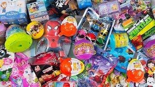 HUGE Kinder Playtime Surprise Eggs Toy Opening 500,000 Subscribers Toys for Boys & Girls Blind Bag