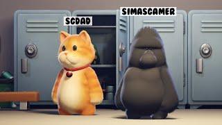 FIRST TIME PLAYING PARTY ANIMALS!!! (SimasGamer VS SgDad)