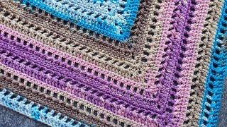 Very simple and beautiful! Crochet shawl. Crochet for Beginners