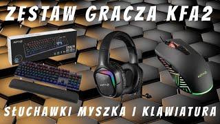 Zestaw gracza KFA2 w dobrej cenie! Klawiatura mechaniczna, myszka i wygodne słuchawki