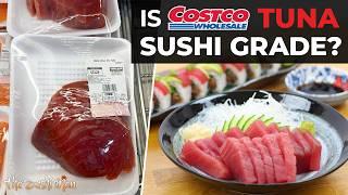 How to Use COSTCO AHI TUNA for Sushi and Sashimi with The Sushi Man