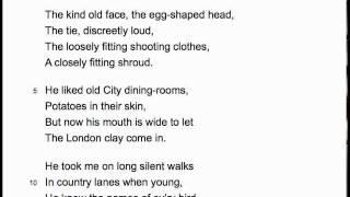On a Portrait of a Deaf Man - audio