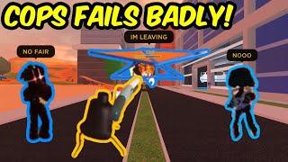 COPS TRYS STOPPING ME FROM ROBBING BUT THEY FAILED! | Roblox Jailbreak