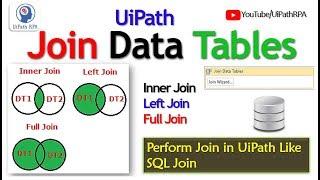 Join DataTables Activity UiPath |Excel Automation UiPath RPA