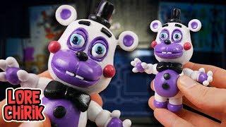 Making Helpy (Little Funtime Freddy) from Five Nights at Freddy's 6 in POLYMER CLAY!