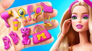 TINY CRAFTS FOR DOLLS  Barbie Doll Magic Makeover by 123GO!