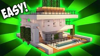 Minecraft: How To Build A Small Modern House - Epic Modern House