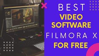 Best editing software for youtubers | filmora x| techtics