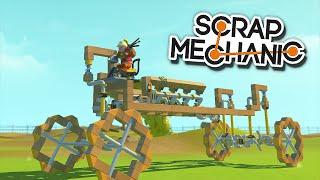 КАРДАНЫ, ПНЕВМА, ПОЛНЫЙ ПРИВОД, V8, РУЛЬ и 15 ФПС в SCRAP MECHANIC