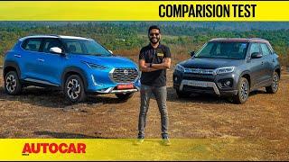 Nissan Magnite vs Maruti Suzuki Vitara Brezza - SUVFM! | Comparison | Autocar India