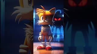 Tails MEETS Sonic Exe #horrorstories #cartoon #sonic