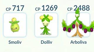 New Debut ARBOLIVA family in Pokemon GO PvP.