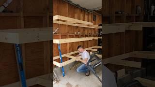 these really helped my garage #garage #garageshelves #building #satisfying #storage