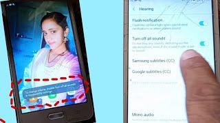 Samsung disable turn off all sound in accessibility/J5 /To change volume disable Turn off all sound