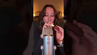 ASMR | lipgloss application #asmr #tingles