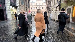 Львів 2025: прогулянка майже Різдвним і Новорічним містом Lviv walking tour