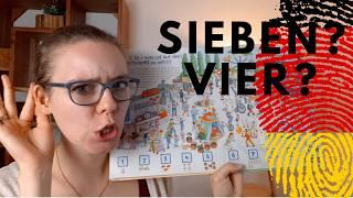 German Numbers 1-10 | comprehensible input for Beginners