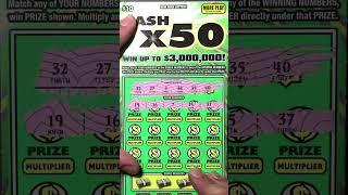 $10 Cash X50 Ticket #scratchcards #lottery #scratchtickets #lotterygames #scratchcard