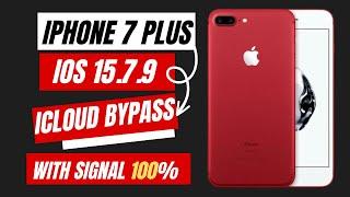iphone 7 plus icloud bypass with signal working || latest IOS 15.7.9 || SIM WORKING! || 2023