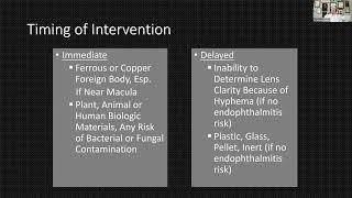 Lecture: Trauma Management