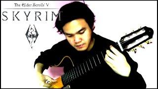 Skyrim Theme - Dragonborn - The Elder Scroll V - Classical Fingerstyle Guitar w/TAB