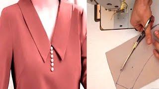 The Best Way to sew a collar along with who to cut it