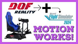 MSFS 2024 and Sim Racing Studio add DOF Reality Motion Support After Disastrous Launch!