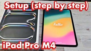 iPad Pro M4: How to Setup (step by step)