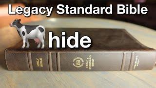 Legacy Standard Bible in Italian Cowhide