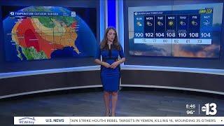 Las Vegas is seeing more above average temperatures in the summer over time