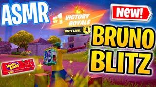 ASMR Gaming  Fortnite Blitz Royale Bruno Mars Win! Gum Chewing  Controller Sounds + Whispering 