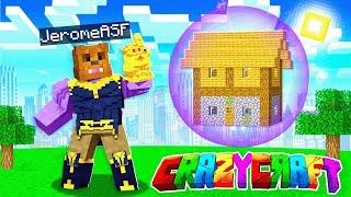 Rebuilding My Friend's DESTROYED HOUSE In Minecraft Crazy Craft