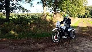 BMW k75 GS test drive