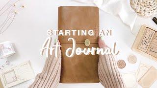  starting an art journal ft. notebook therapy (+GIVEAWAY!!)