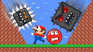 Mario & Numberblocks Marble Race, Red Ball vs the Giant BOSSES Billberry maze | Game Animation