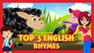 Top 3 English Rhymes | Nursery Rhymes for Learning | Best Rhymes for Children