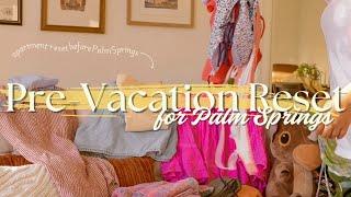 SUMMER TRAVEL PREP | Summer reset, laundry, life feels off without my dog