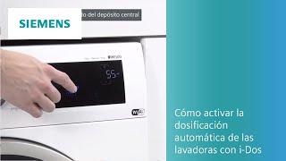 ¿Cómo activar la dosificación automática de las lavadoras i-Dos? | SIEMENS
