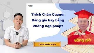 Thích Chân Quang: Học giả, thì Tu thật hay giả?