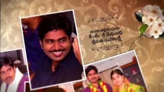 Bharath - Gayatri wedding invitation